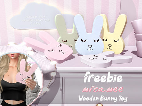 Micamee Wooden Bunny Toy Gift