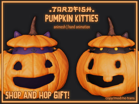 .Tardfish. Animesh Pumpkin Kitties Gift