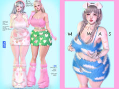 MIWAS Kiyu Fluffy Outfit