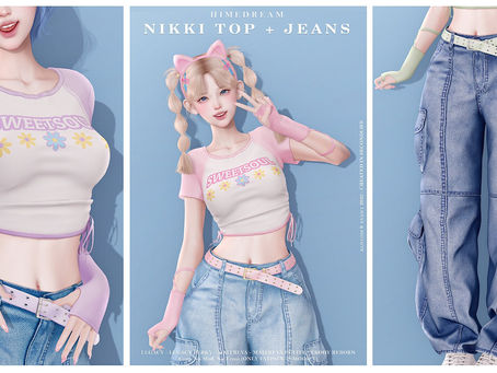 {HIME*DREAM} Nikki Top & Jeans
