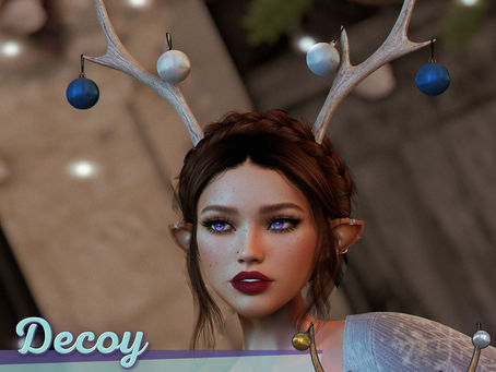 Decoy Bauble Antlers Gift