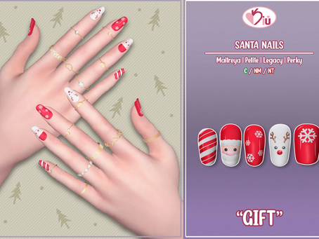 *>Kiu<* Santa Nails Gift