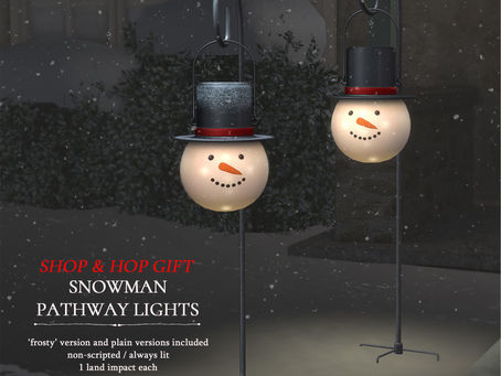 What Next Snowman Pathway Lights