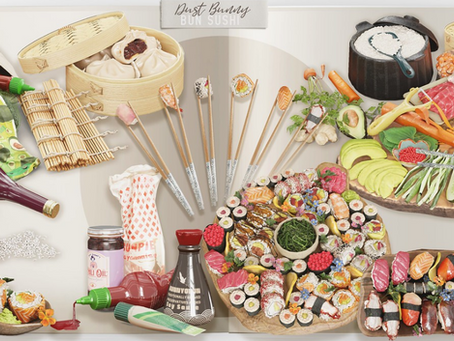 Dust Bunny Bun Sushi