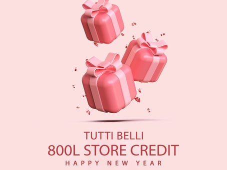 Tutti Belli 800L Store Credit