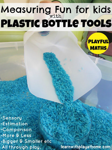 Measuring Fun with Plastic Bottle Tools.