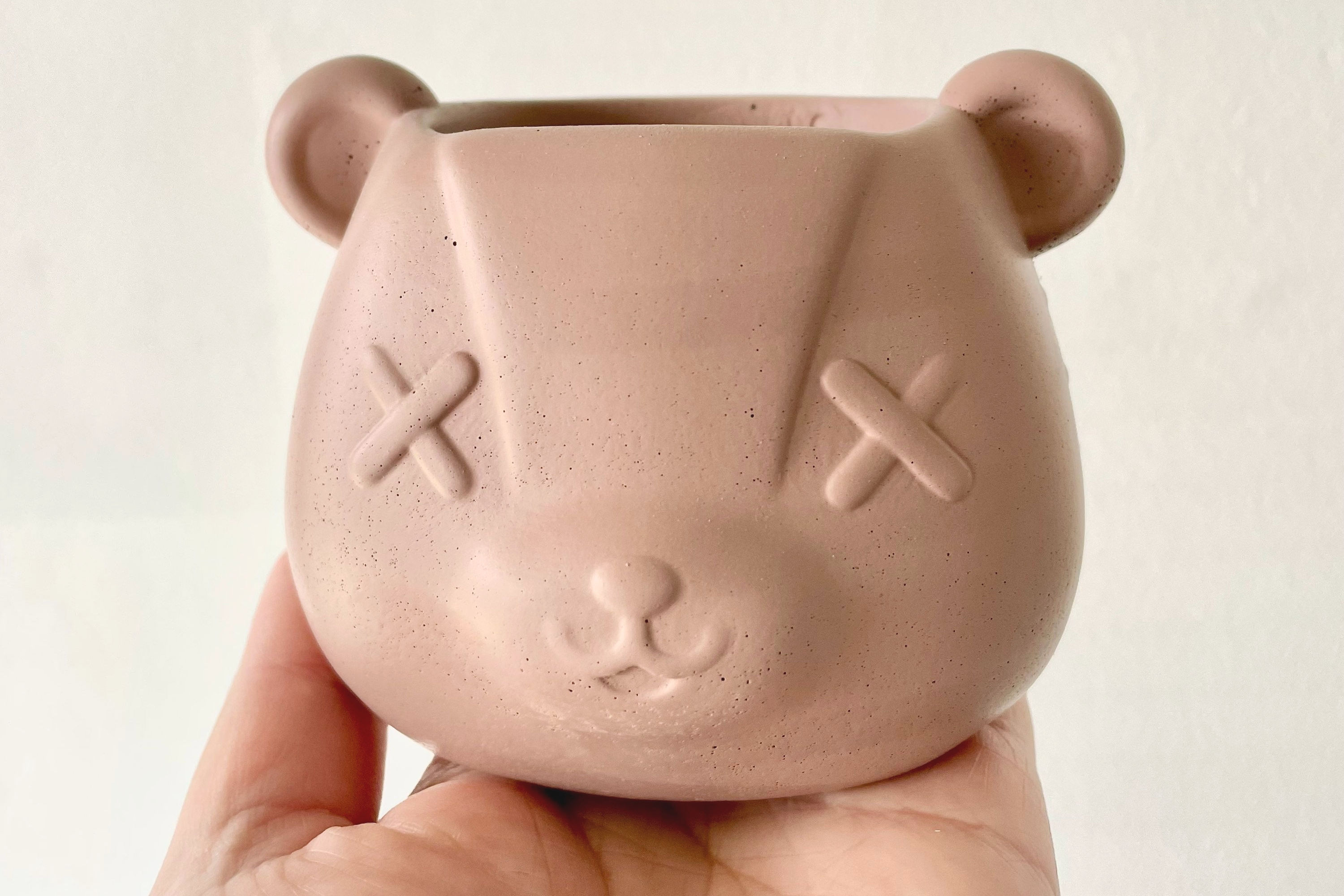 Stitches Bear Animal crossing Concrete Planter/ Desk Organized