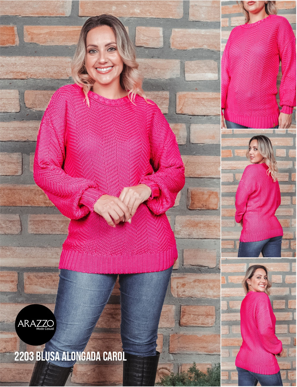 2203 BLUSA ALONGADA CAROL