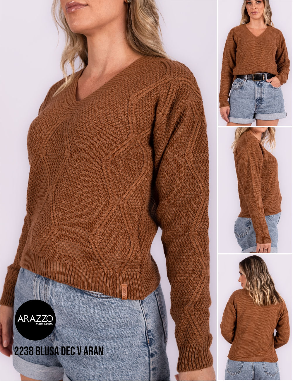 2238 BLUSA DEC V ARAN