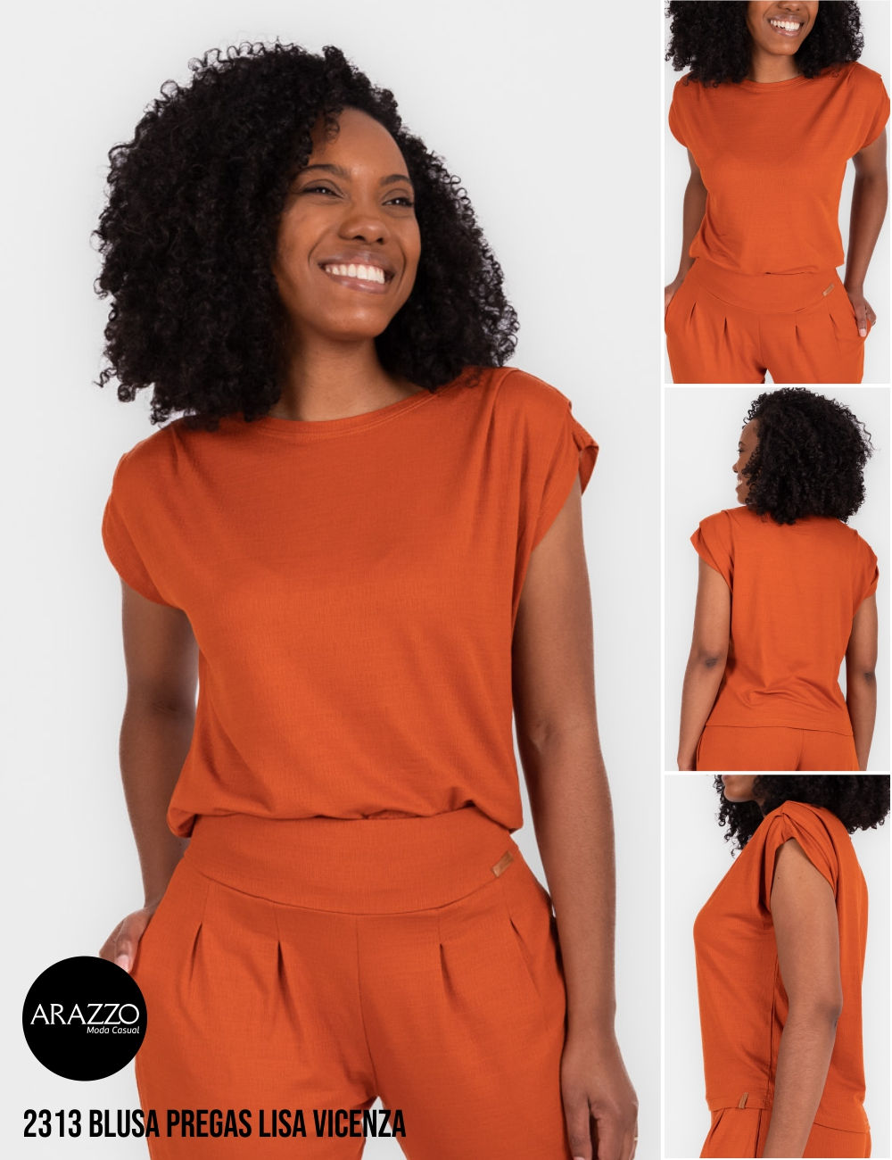 2313 BLUSA PREGAS LISA VICENZA