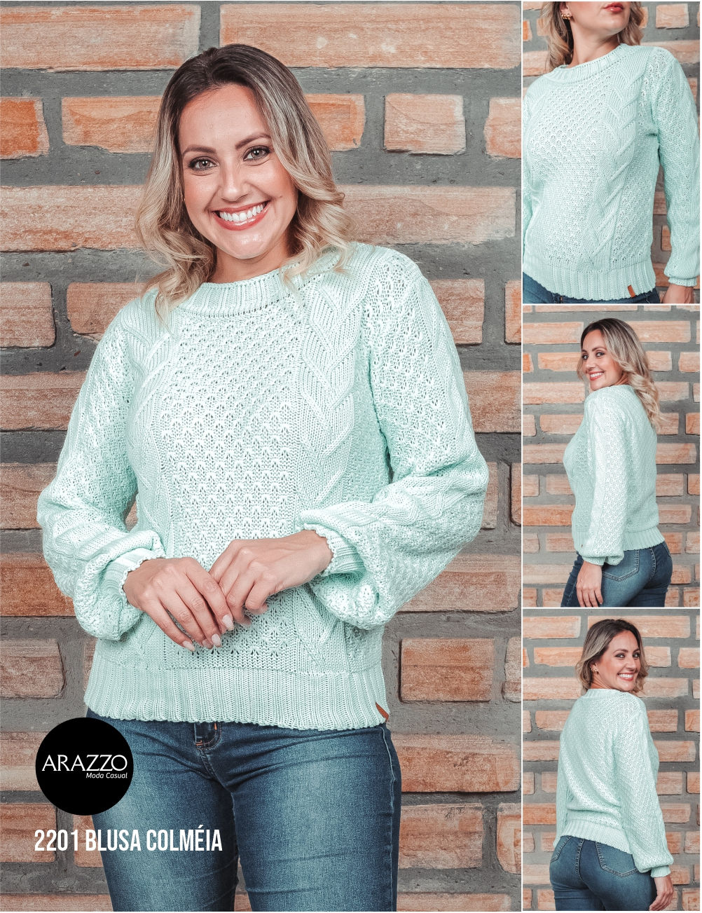 2201 BLUSA COLMEIA