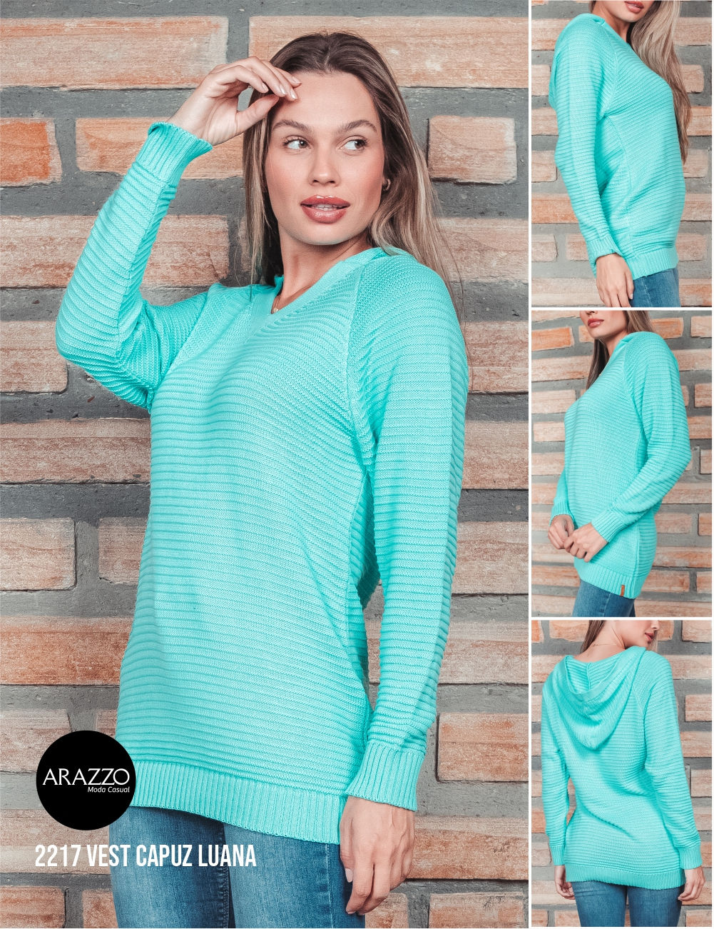2217 VEST CAPUZ LUANA