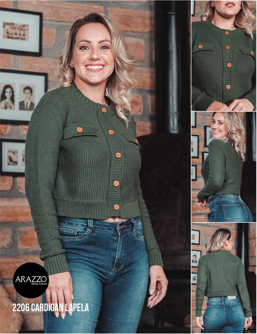 2206 CARDIGAN LAPELA