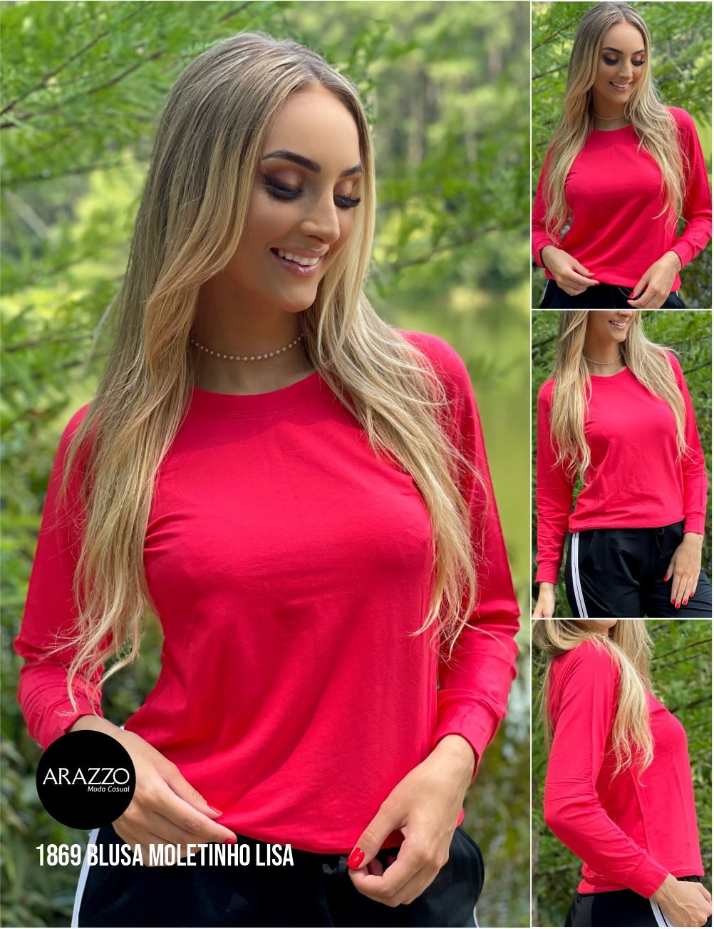 1869 BLUSA MOLETINHO LISA
