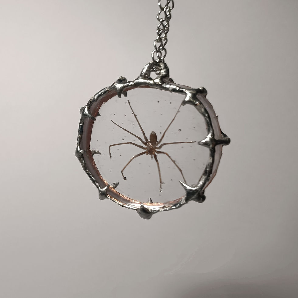 Miniatura: Real Spider Necklace