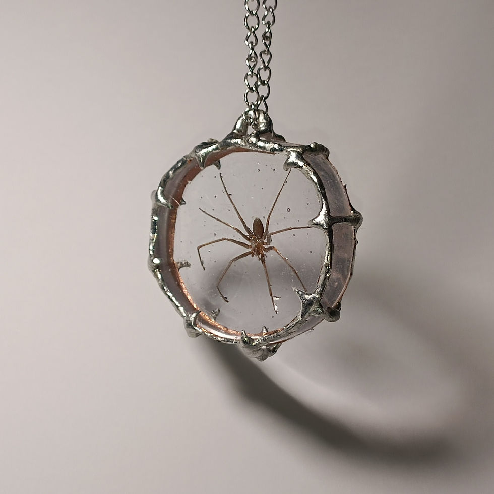 Miniatura: Real Spider Necklace