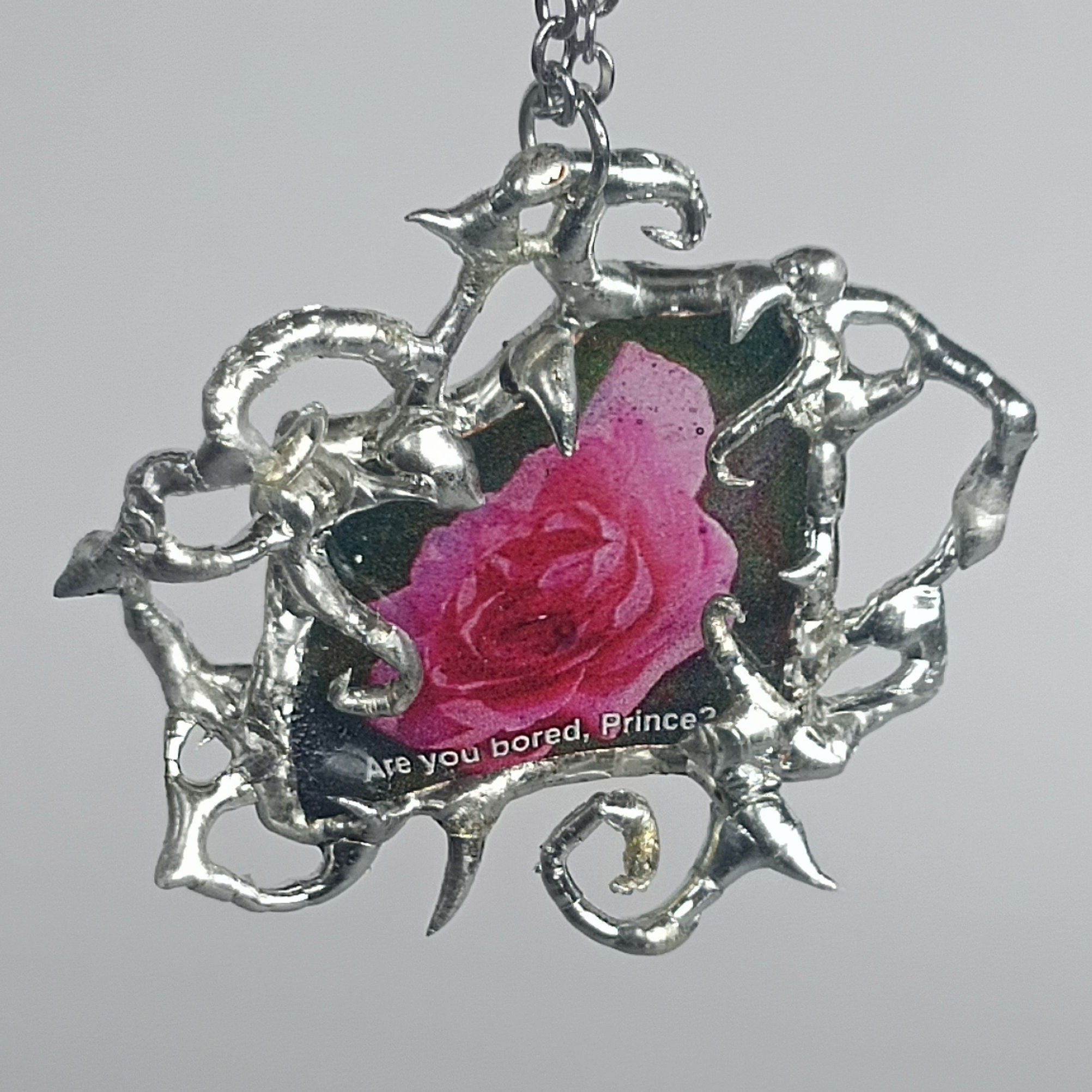 Rose Necklace (Donkey Skin)