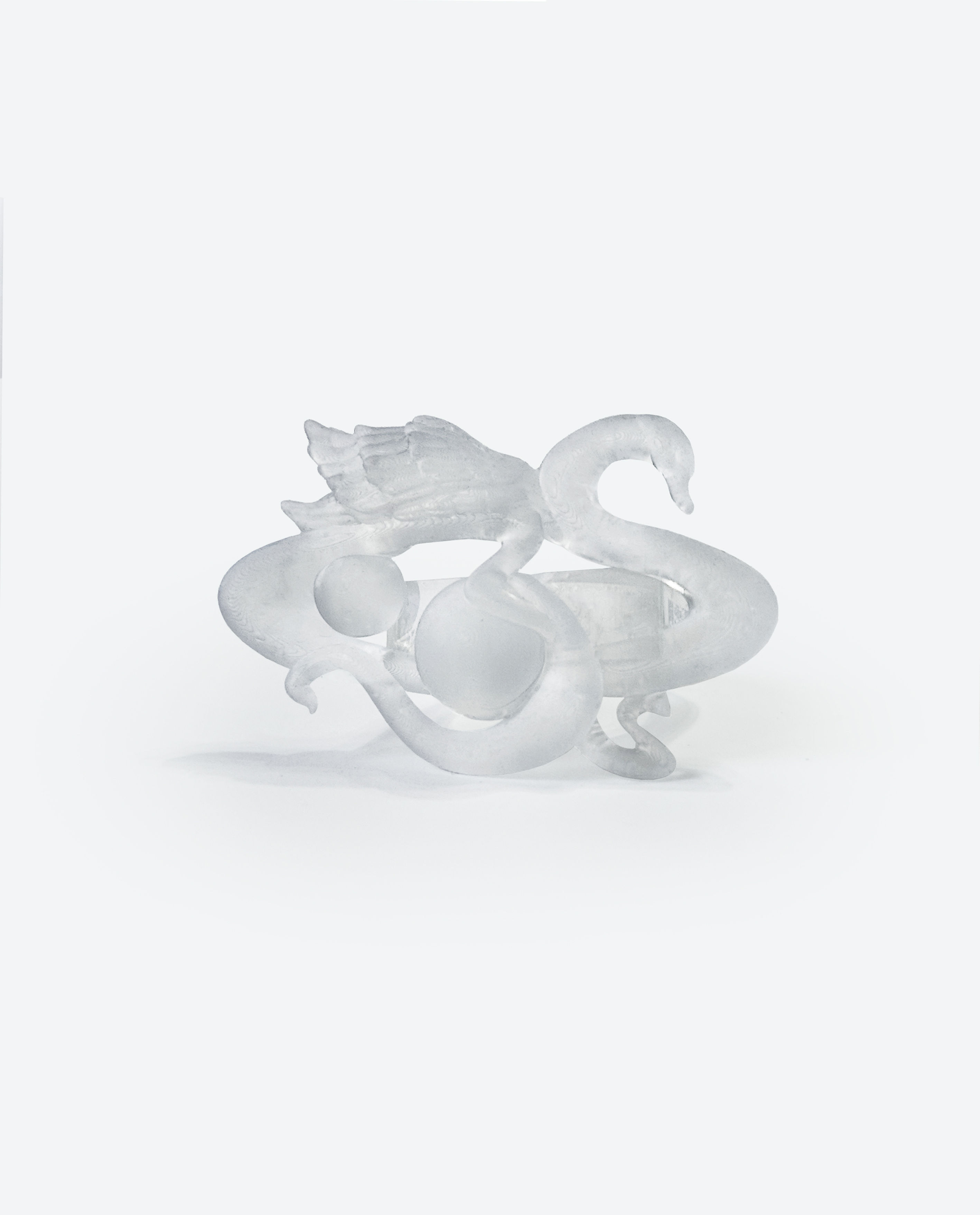 Swanspell Solo Ring - Transparent Matte