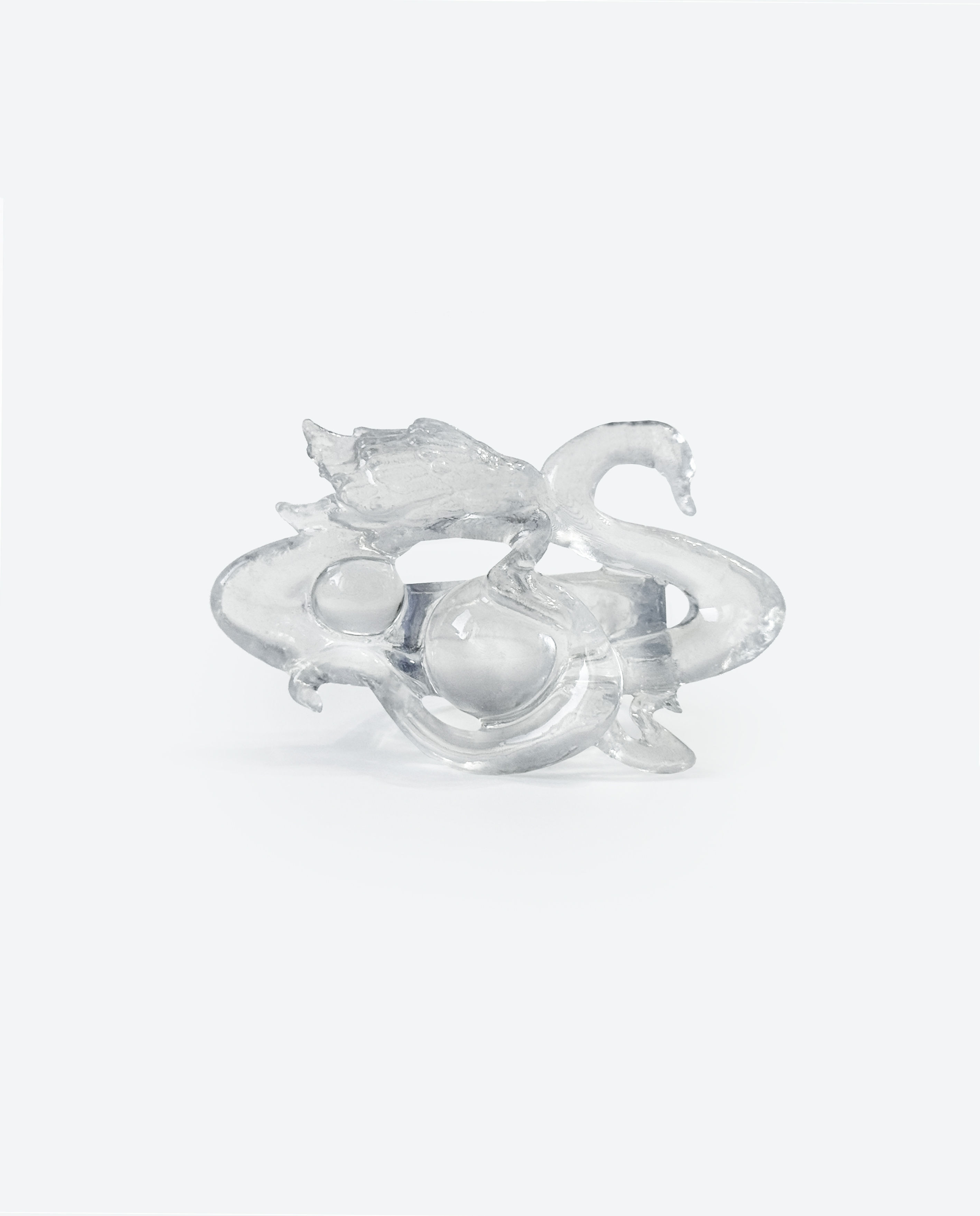 Swanspell Solo Ring - Transparent Glossy
