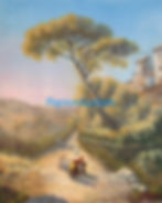 Thumbnail: Italian View |European countryside painting | Fine Art| Wall Decor