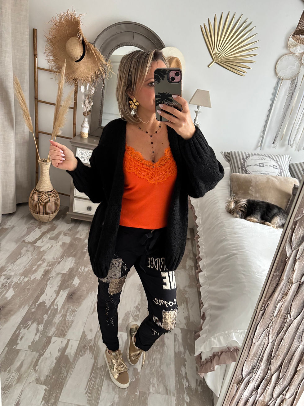 Miniature : Caraco pull Lilou orange 