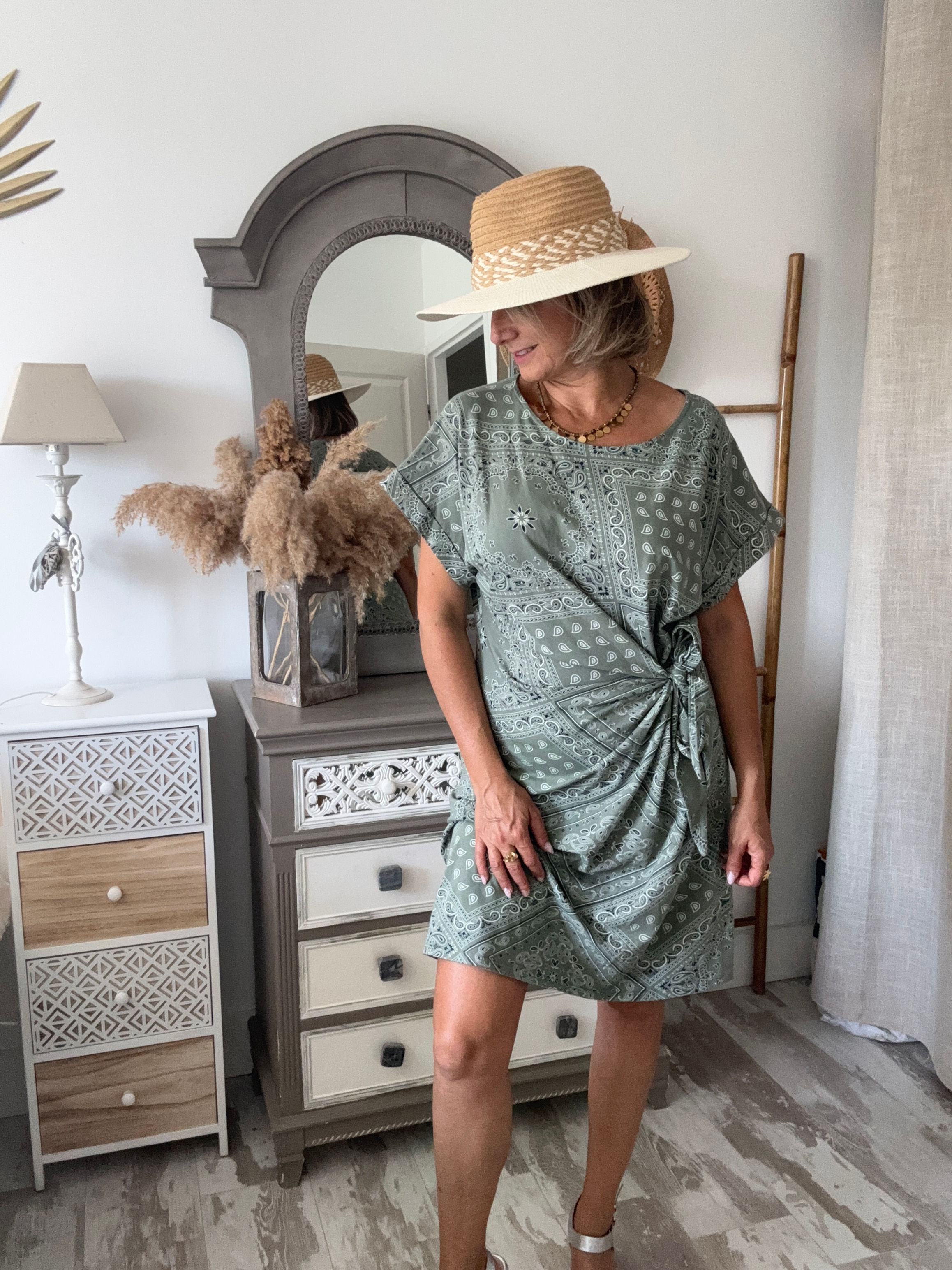 Robe Bandana kaki