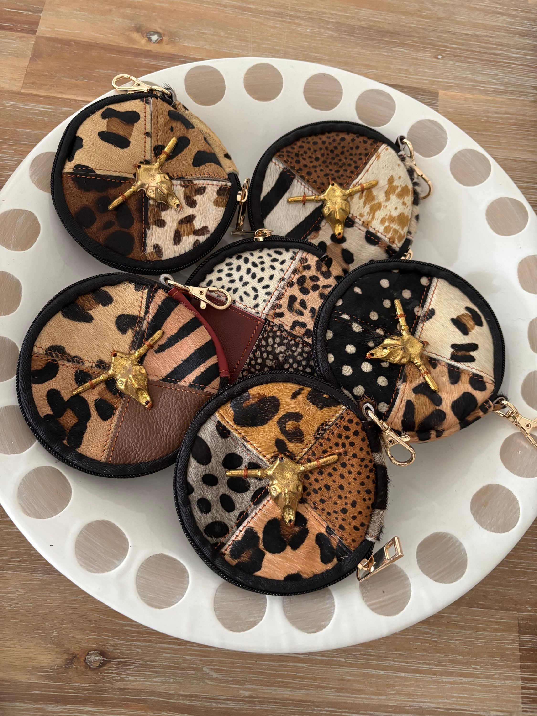 Porte monnaie en cuir Gipsy 