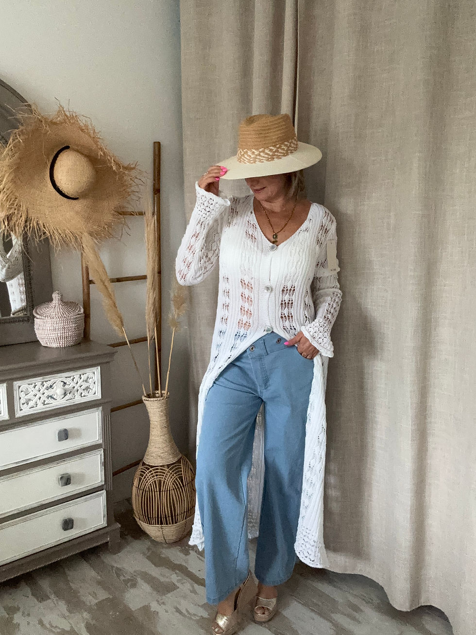 Miniature : Pantalon Denim large Oben 