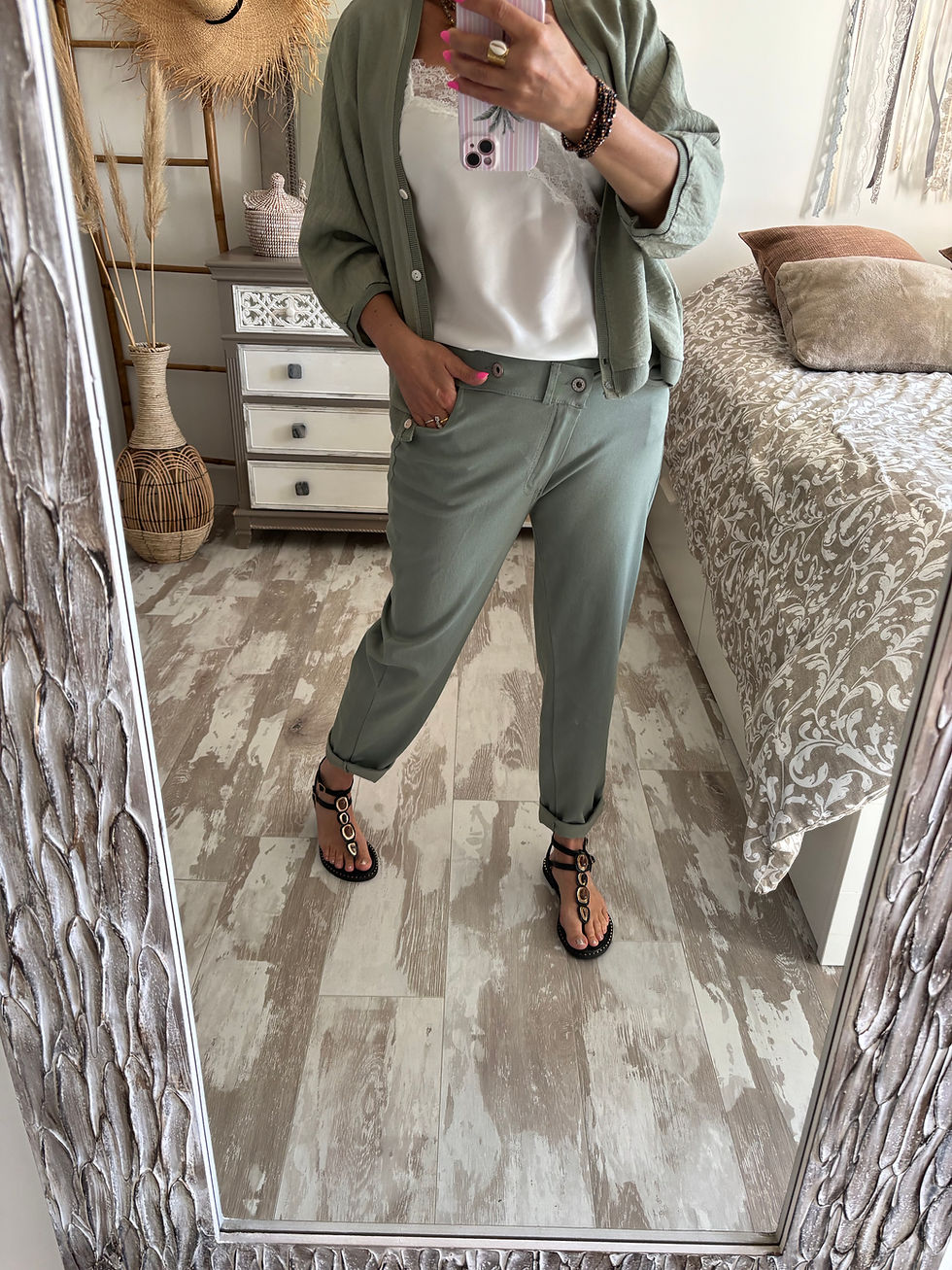 Miniature : Pantalon Patty kaki 