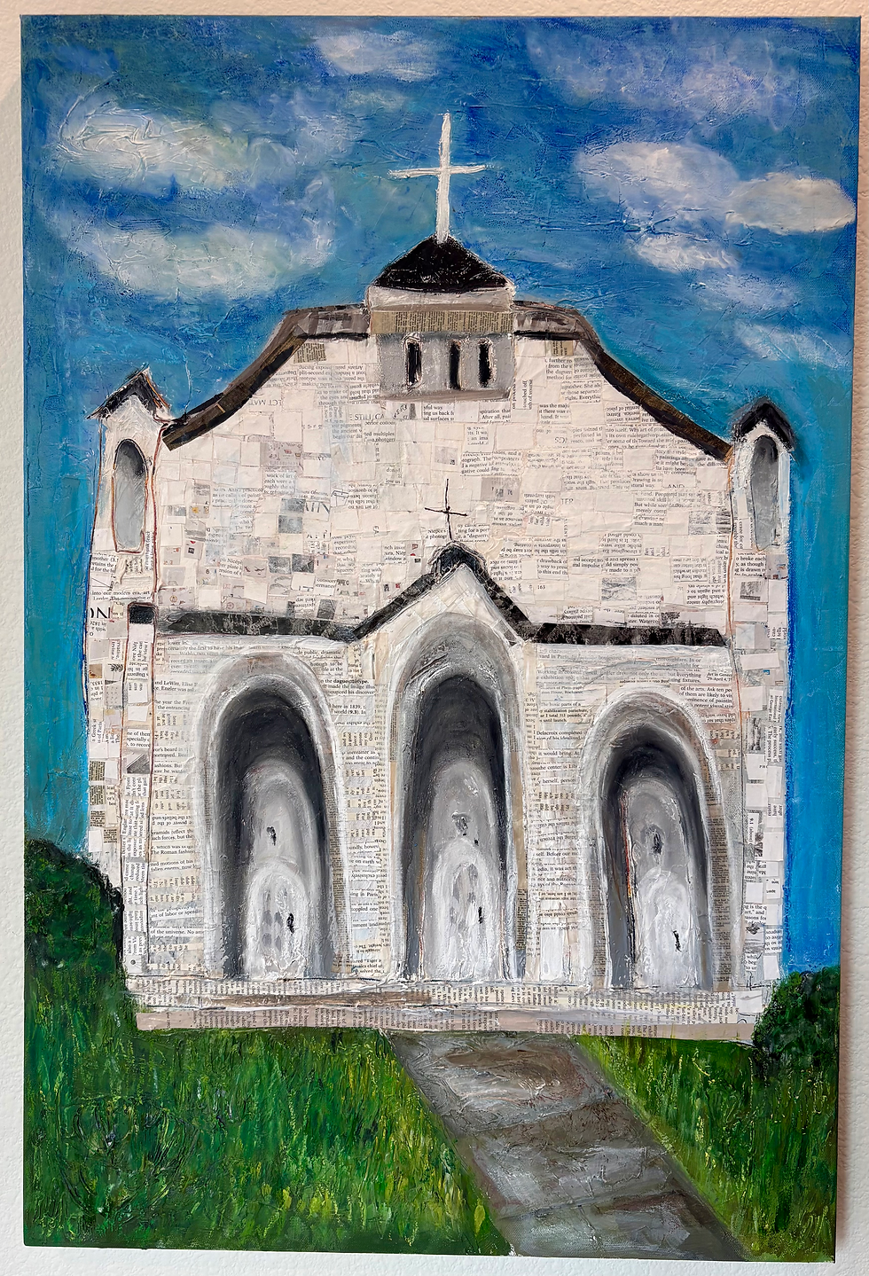 Sunday Service 24X36 sold unframed