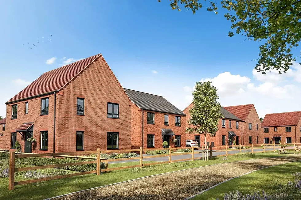 Charnwood Chase new build development in Coalville