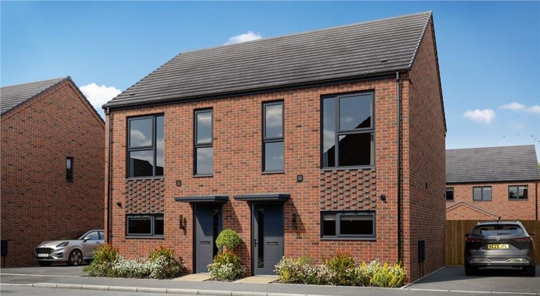 Bramshall Meadows Phase II new build development in Uttoxeter
