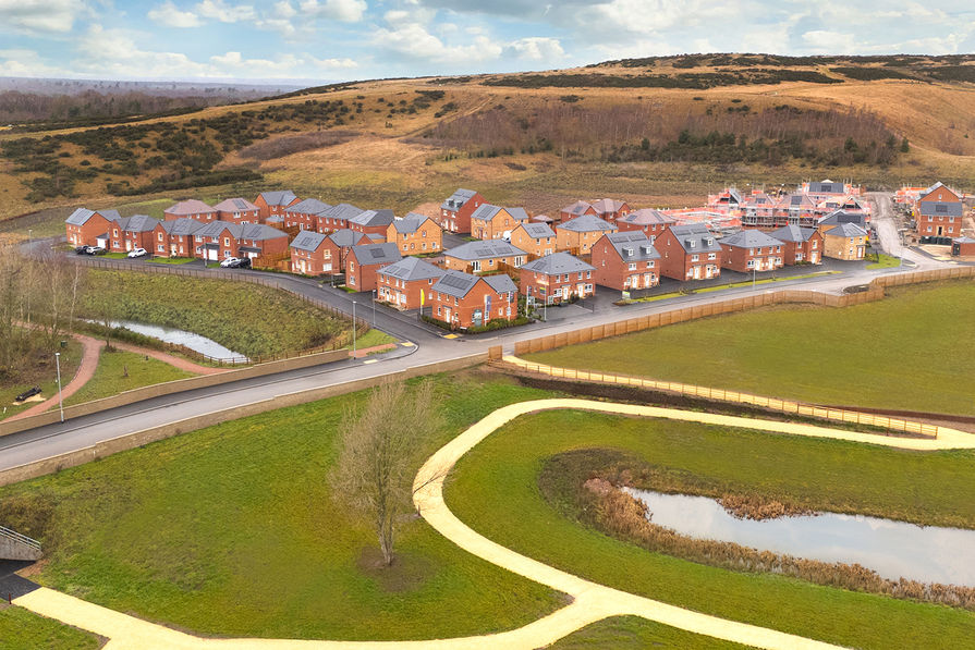 The Hawthorns new build development in Sutton-in-Ashfield / Mansfield