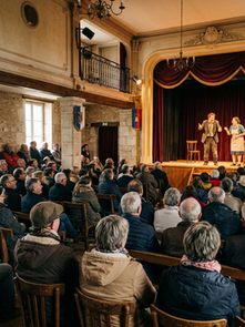 Jean Piépié à Saint Calais un après midi humour qui a fait rire 250 spectateurs
