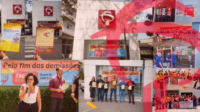 Dia Nacional de Luta cobra fim das demissões no Bradesco