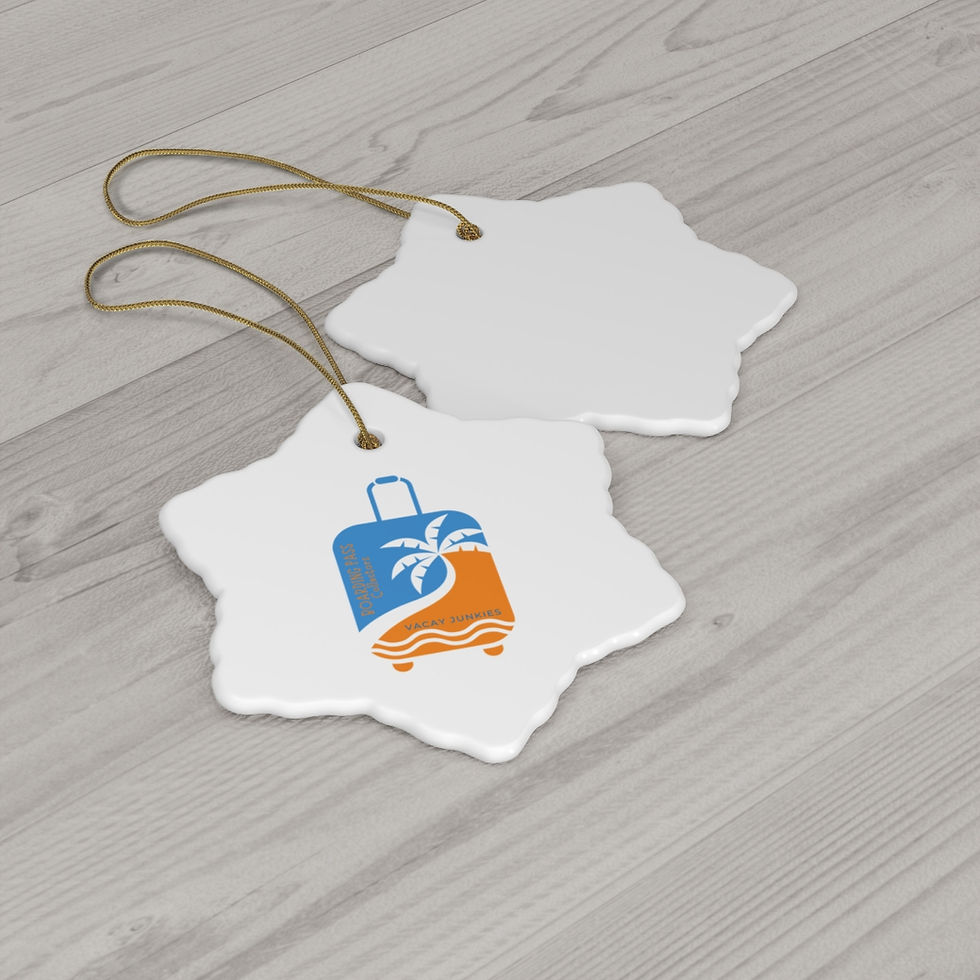 Thumbnail: Ceramic Ornament, 4 Shapes