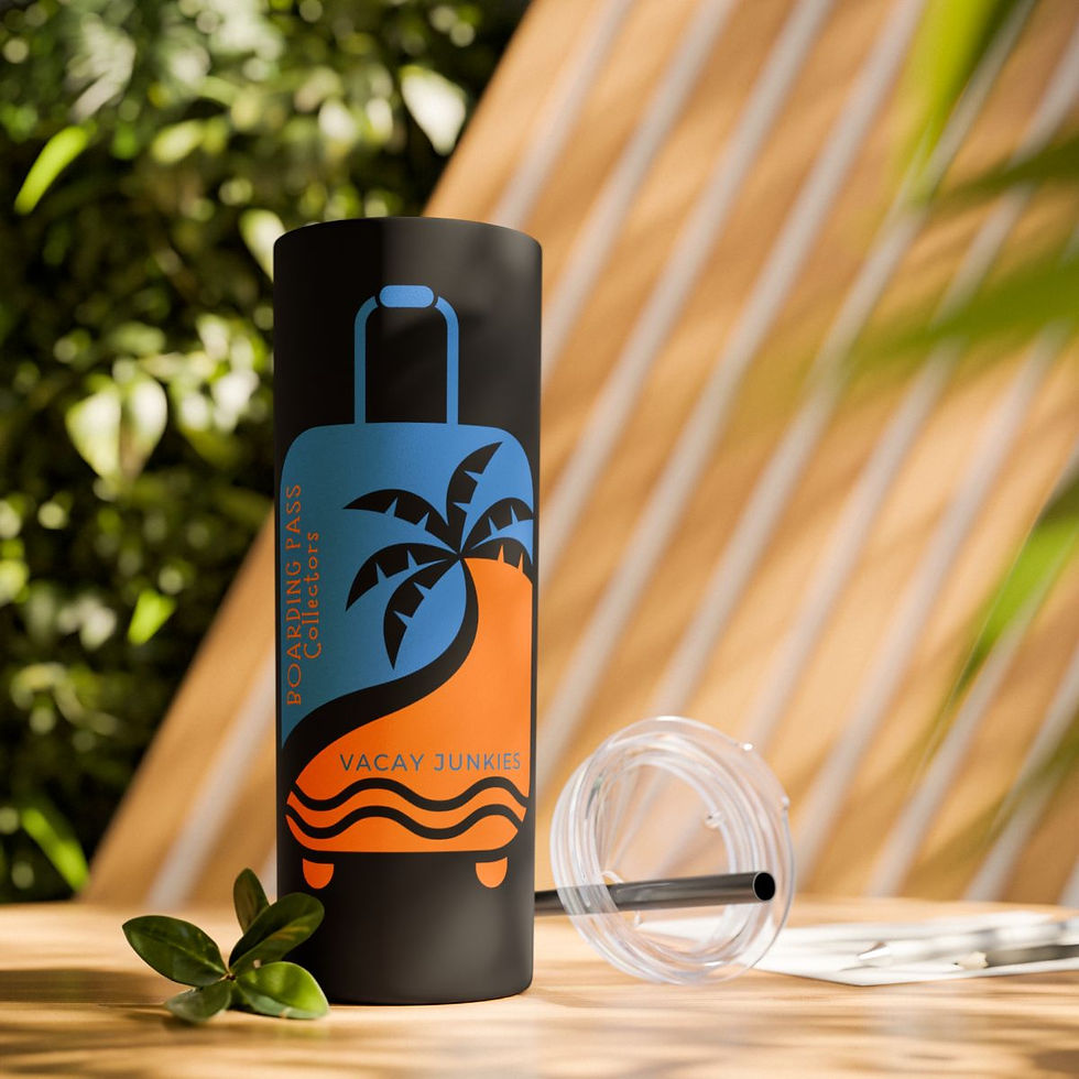 Thumbnail: Skinny Tumbler with Straw, 20oz