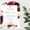 Thumbnail: Burgundy and Gold Floral Religious Invitation