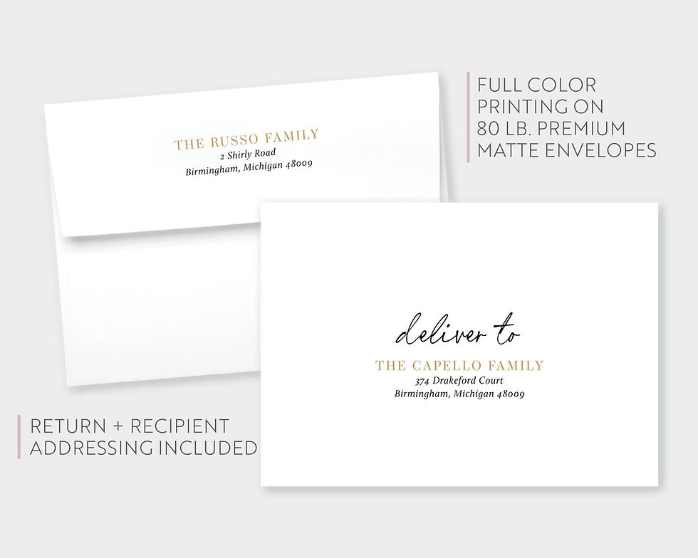 Thumbnail: MARIE | Minimalist Graduation Announcement Party Invitation