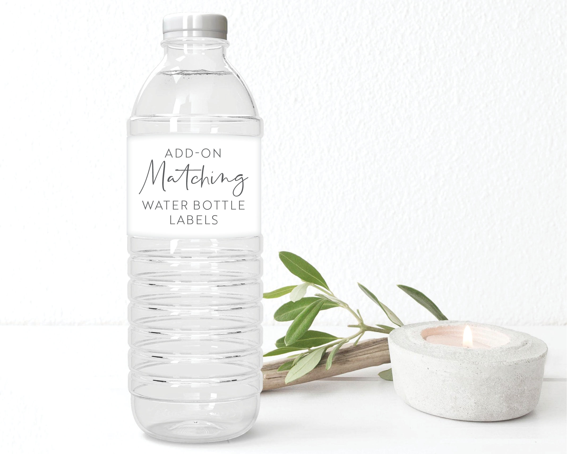 Add-on Matching Water Bottle Labels to your order