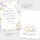 Thumbnail: Lavender and Greenery Boho Wedding Invitation Suite