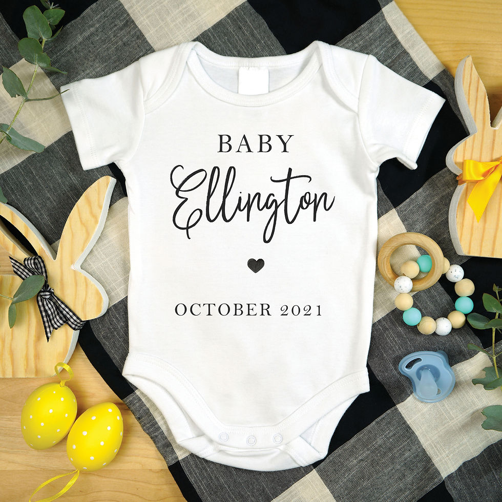 Thumbnail: Neutral Easter Eggs Baby Pregnancy Announcement for Social Media