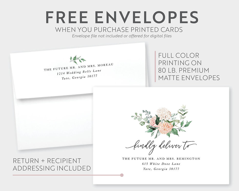 Thumbnail: CELINE | Blush and Pink Floral and Greenery Invitation Suite