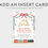 Thumbnail: Red and Gold Christmas Town Winter Religious Invitation