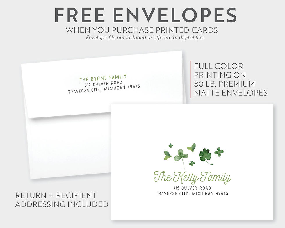 Thumbnail: He or She Little Shamrock St. Patrick's Day March Muted Gender Reveal Invitation