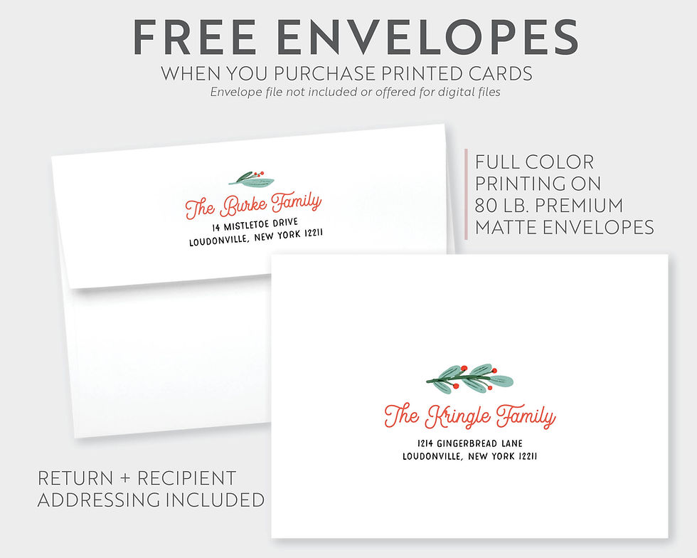 Thumbnail: MARTHA |  Vintage Ornament Holiday Card
