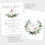 Thumbnail: Fall in Love Greenery and White Pumpkin Bridal Shower Invitation