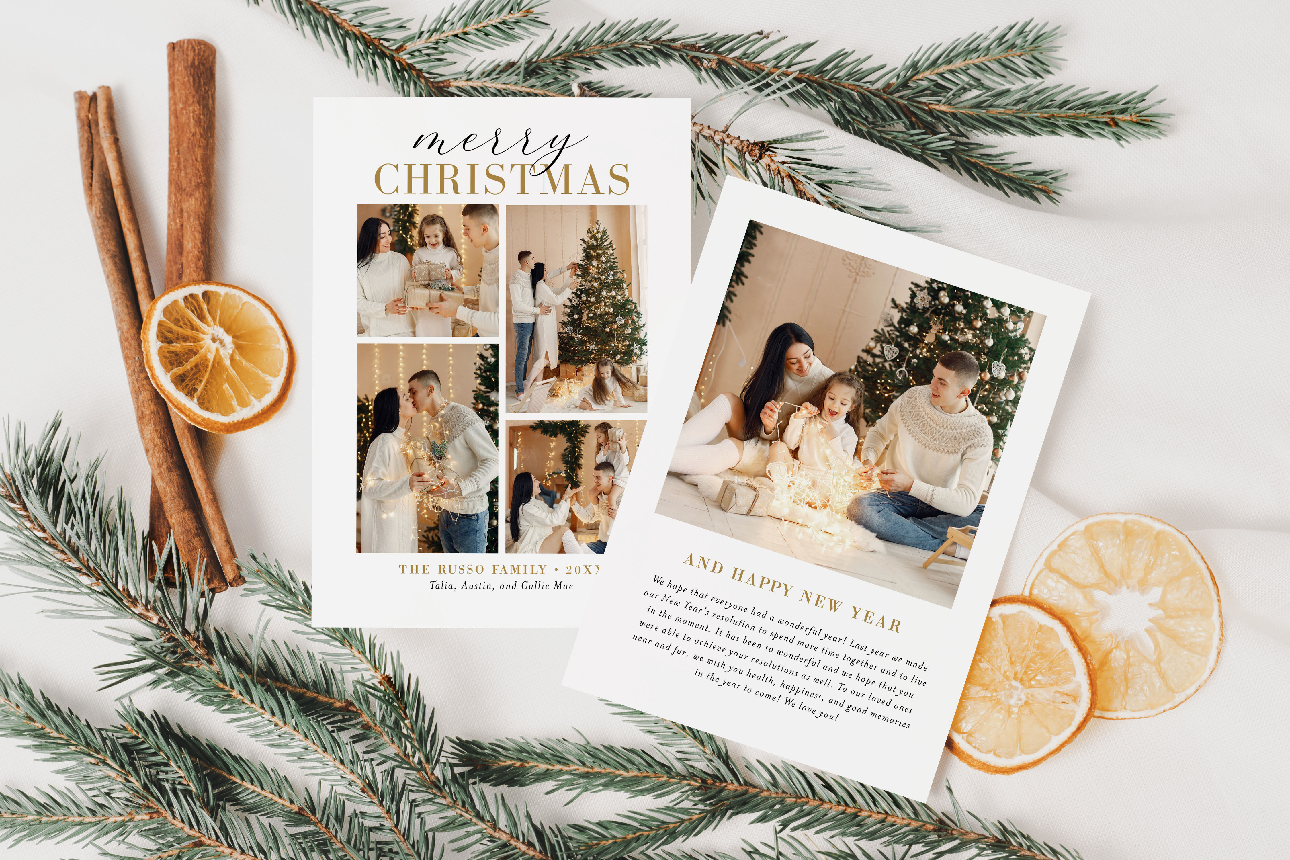 MARIE | Minimalist Holiday Card