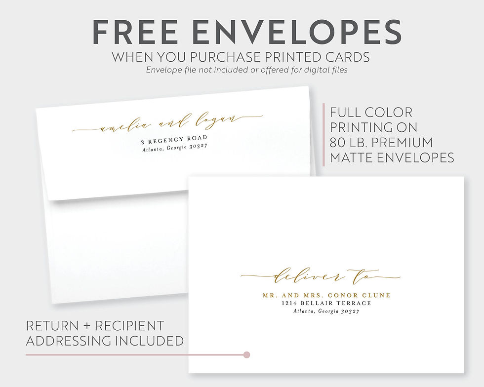 Thumbnail: Gold Script 3 Photo Collage Save the Date Card Wedding Engagement Announcement