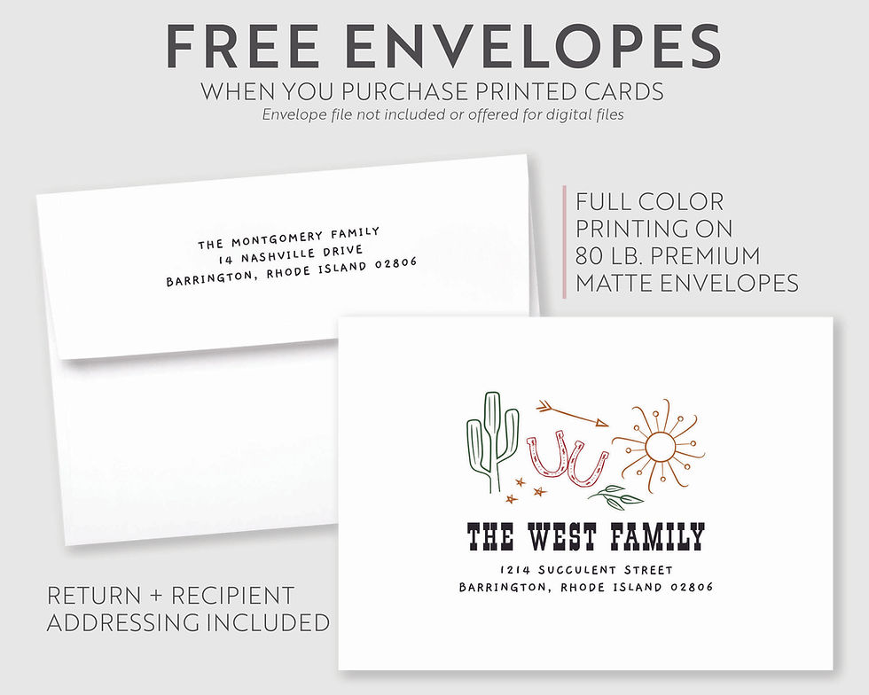 Thumbnail: ALDEN | Western Rodeo Illustrations Baby Shower Invitation